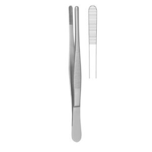 PINZA DE DISECCION DE 30 CMS SIN DIENTES