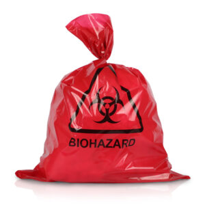 BOLSA DE BIOSEGURIDAD 23 X 19 PQT X 100 UNDS (18LT)