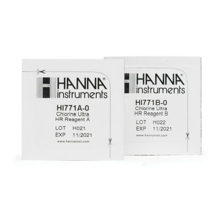 REACTIVOS DE CLORO PARA CHECKER® HC RANGO ULTRA ALTO HI771-25