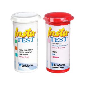 KIT DE TIRAS DE PH/CLORO TOTAL/DUREZA TOTAL/HIERRO PACK X 25 C/U (2992)