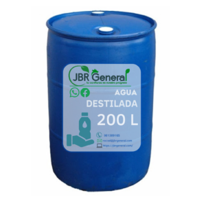 AGUA DESTILADA BIDÓN DE 200 LITROS