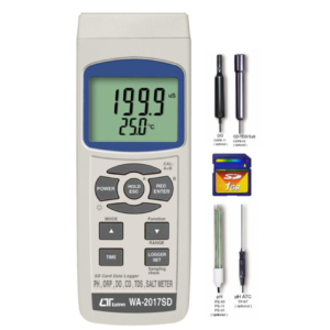 MEDIDOR PH/ORP, OD, CD/TDS SALINIDAD WA-2017SD