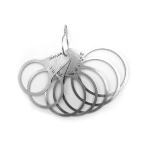 CALIBRES PARA PALTA DE ACERO INOX. JGO. X 7 PIEZAS (CM7P-P)