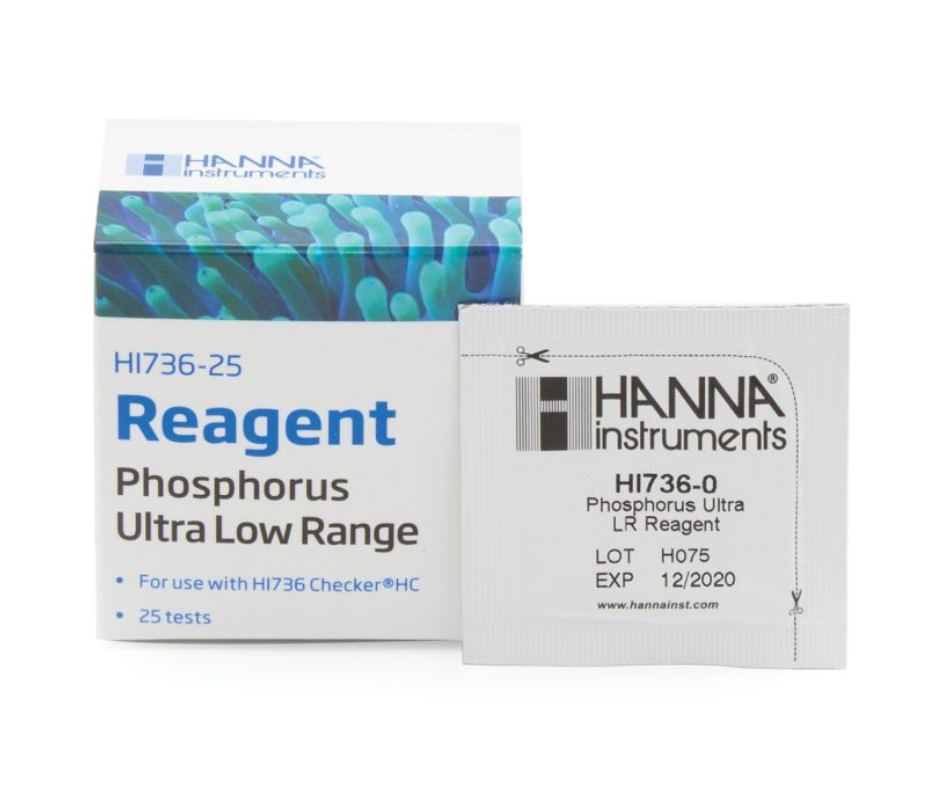 REACTIVOS DE FÓSFORO RANGO ULTRA BAJO PARA CHECKER® HC (HI 736-25)