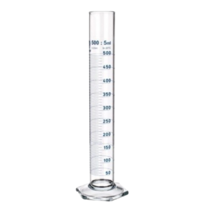 PROBETA GRADUADA DE VIDRIO DE 500ML